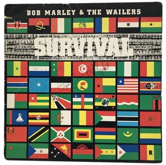  Bob Marley & The Wailers Signed "Survival" Album w/ "One Love" Bob Marley Lyric Inscription! (Beckett)